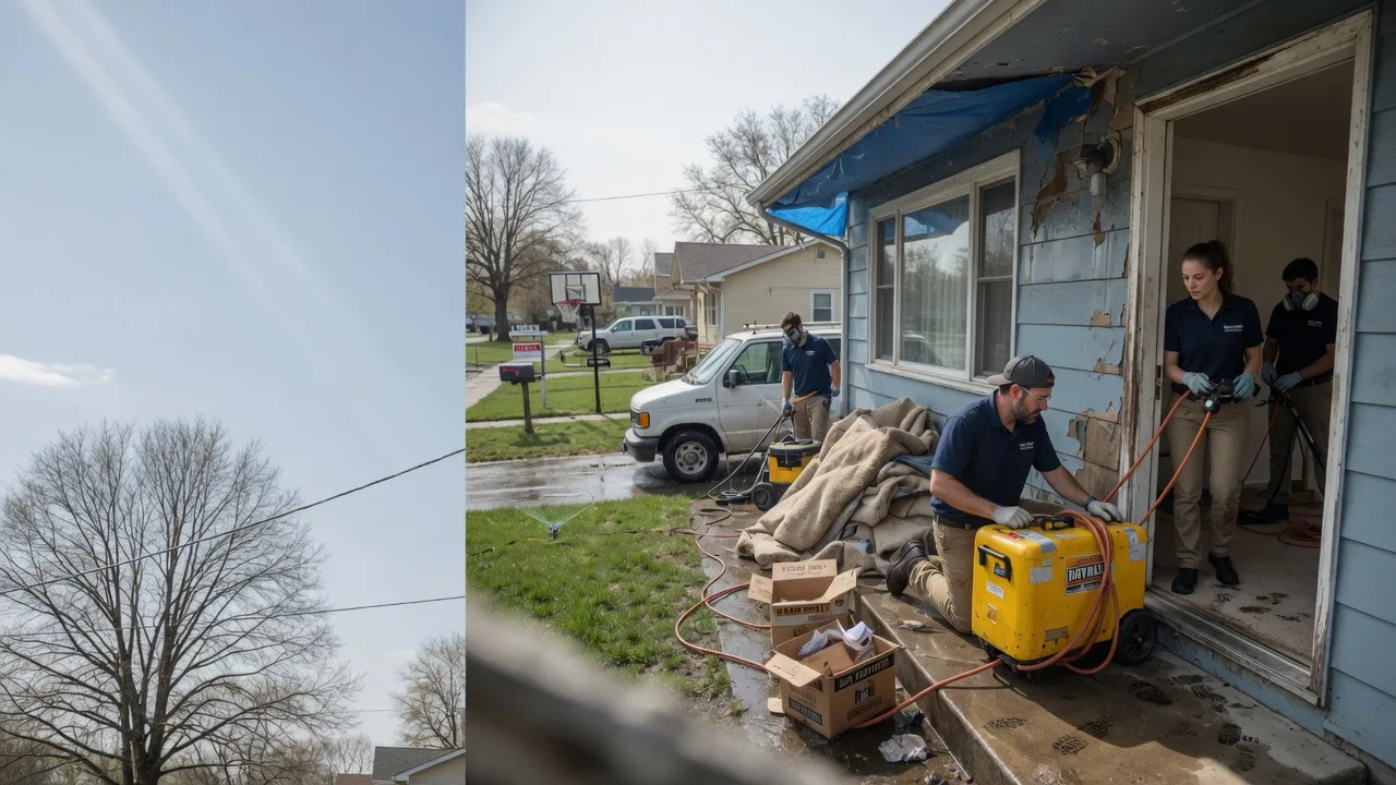 Basement Flood Cleanup in Williamsfield, OH near me